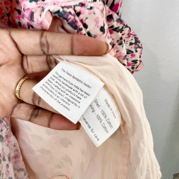 Rococo Sand MIMI Pastel Ruffled Wrap Mini Dress - Picture 8 of 8